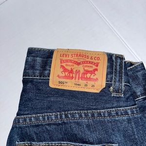 Levi 505 jeans size 10 25x25
